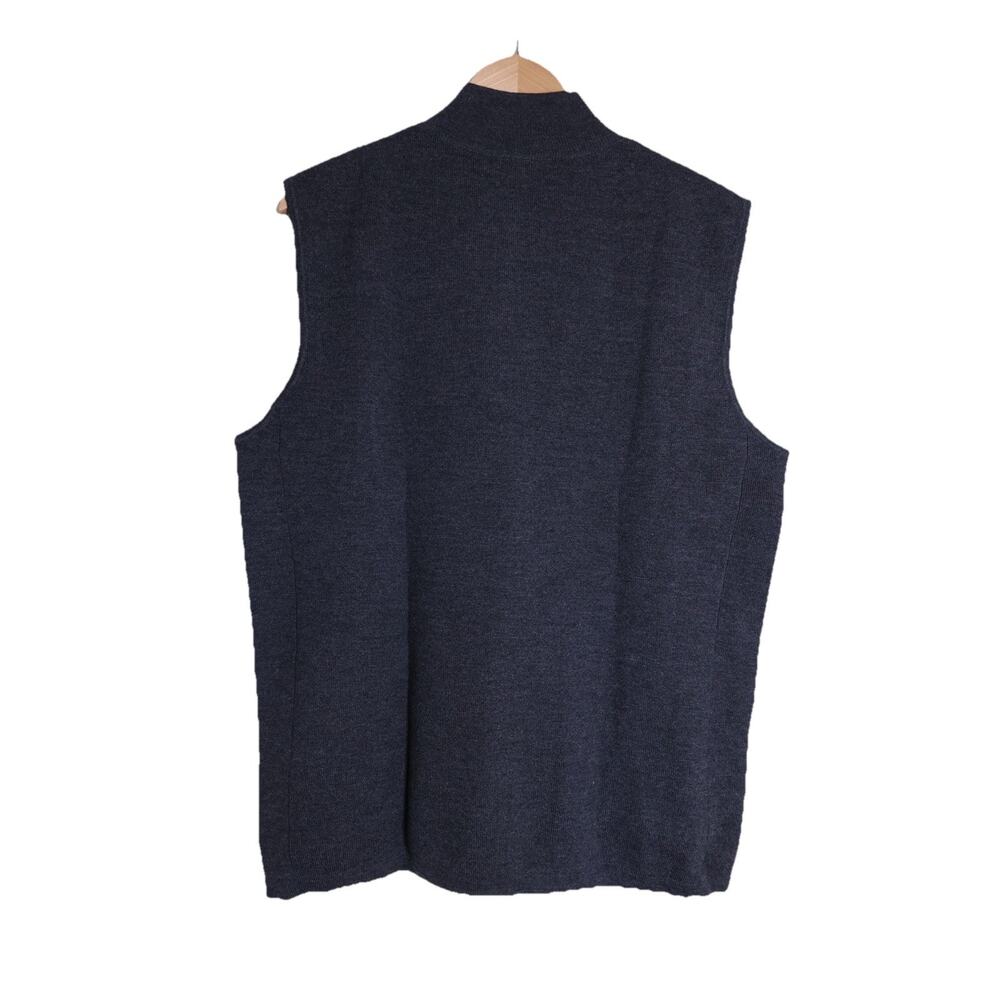G/Fore Men’s Merino Wool Tech Lined Dunes Tailored Fit Vest Charcoal Gray Size L - Picture 3 of 13